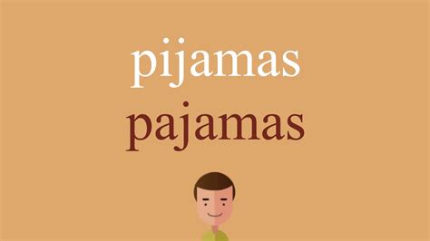 piyama en inglés|pyjama in english.